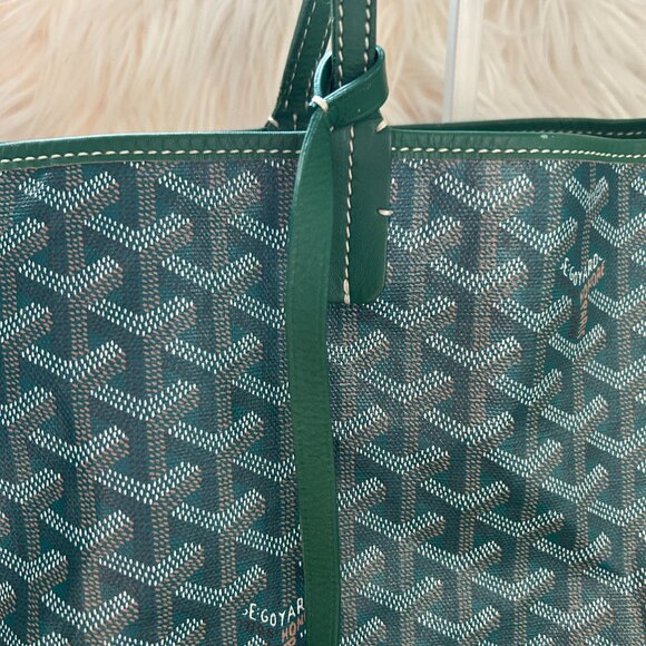 GOYARD Saint Louis PM in Green with Pouch - Picture 3 of 15